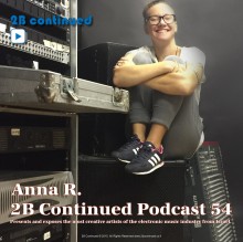 Anna R - 2B Continued Podcast 54 Cover Most creative Israeli djs